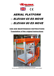 Faraone ELEVAH 65 ES MOVE Use And Maintenance Instructions