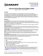 Canary Systems Lantronix WiBox Using Manual