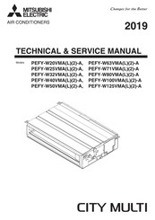 Mitsubishi Electric CITY MULTI PEFY-W125VMA2-A Technical & Service Manual