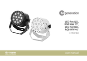 thomann fun generation LED Pot QCLRGB WW 40 User Manual