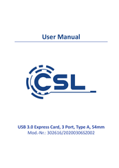 CSL 302616/20200306SZ002 User Manual