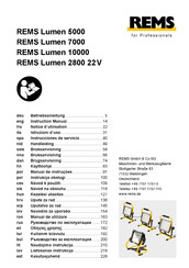 REMS Lumen 7000 Instruction Manual