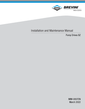 DANA BREVINI BZ1-204 Installation And Maintenance Manual