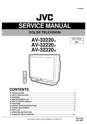 JVC AV-32220/G Service Manual