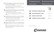 Conrad 86 04 27 Operating Instructions Manual