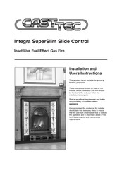 Cast Tec Integra SuperSlim Slide Control Installation And User Instructions Manual