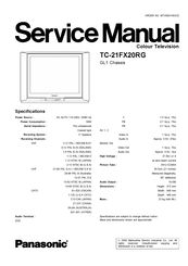 Panasonic TC-21FX20RG Service Manual