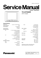 Panasonic TC-21FG20R Service Manual