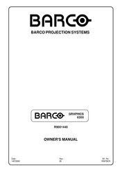 Barco Graphics 6300 Owner's Manual