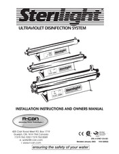 R-Can Sterilight S12Q Installation Instructions And Owner's Manual