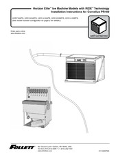 Follett Horizon Elite HCC1410APS Installation Instructions Manual