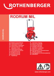 Rothenberger RODRUM M Instructions For Use Manual