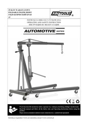 AW Tools AW20051 Operating And Safety Instructions Manual