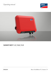 SMA Solar Technology SUNNY BOY 2.5 Operating Manual