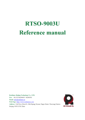 RTimes RTSO-9003U Reference Manual