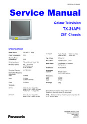 Panasonic TX-21AP1 Service Manual