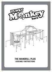 Funky Monkey Bars THE MANDRILL PLUS Assembly Instructions Manual