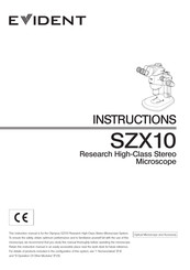 Evident SZX10 Instructions Manual