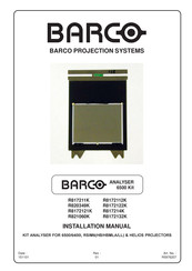 Barco R817214K Installation Manual