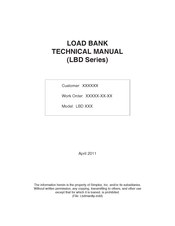 Simplex LBD-50 Technical Manual