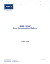 HME NEXEO HDX User Manual