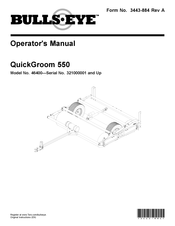 Toro Bullseye QuickGroom 550 Operator's Manual
