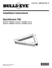Toro Bullseye QuickGroom 700 Installation Instructions Manual