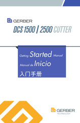 Gerber DCS 2500 Getting Started Manual