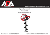 ADA INSTRUMENTS GroundDrill - 8 Operating Manual