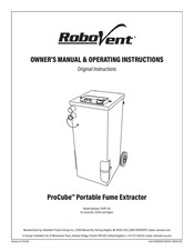 RoboVent ProCube EHVP-120 Owner's Manual & Operating Instructions