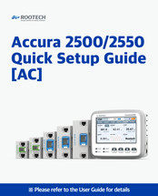 ROOTECH Accura 2550 Quick Start Manual