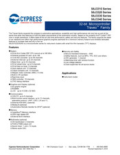 Cypress Traveo S6J3310 Series Manual