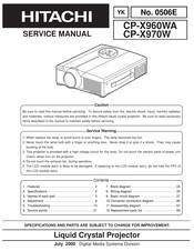 Hitachi 0506E Service Manual