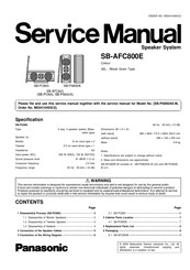 Panasonic SB-AFC800E Service Manual