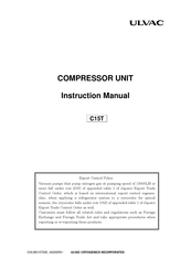 Ulvac C15T Instruction Manual
