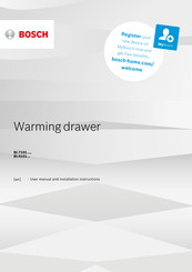 Bosch BI.7101 Series User Manual And Installation Instructions