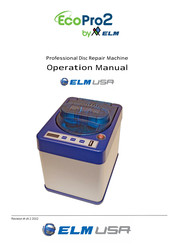 ELM EcoPro2 Operation Manual