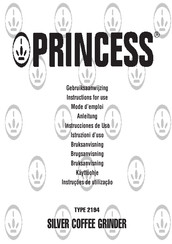 Princess 2194 Instructions For Use Manual