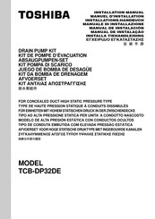 Toshiba TCB-DP32DE Installation Manual