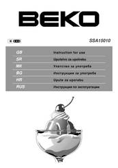 Beko SSA15010 Instructions For Use Manual