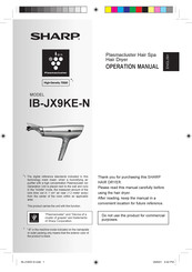 Sharp IB-JX9KE-N Operation Manual
