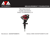 ADA INSTRUMENTS GroundHammer-4 Operating Manual