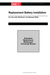 Chloride ONEAC Installation Manual