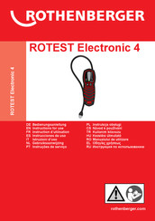 Rothenberger 1000003199 Instructions For Use Manual