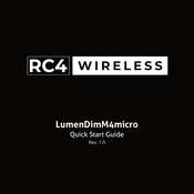 RC4 Wireless LumenDimM4micro Quick Start Manual