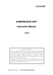 Ulvac C10T Instruction Manual