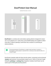 AJAX Systems DoorProtect User Manual