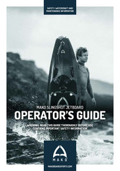 Mako SLINGSHOT Operator's Manual