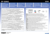 Epson PP-100NII Setup Manual