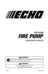 Echo FP-2126 Operator's Manual
